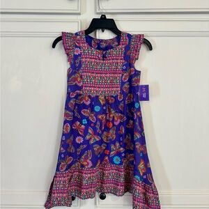 Gymboree Purple and Pink Floral Kids Dress